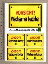 Aufkleber sticker vorsicht gebraucht kaufen  Südlohn