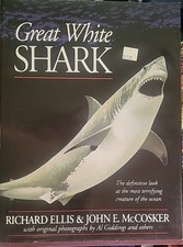 Usado, "Great White Shark" by Richard Ellis (1995) Hardback Coffee Table Book comprar usado  Enviando para Brazil