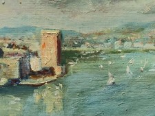 Tableau marseille signé d'occasion  Saint-Saëns