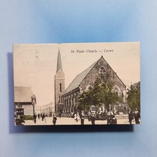 Crewe postcard 1904 for sale  TELFORD
