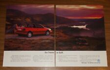 Seltene Werbung Volkswagen VW GOLF CABRIO AVANTGARDE - Ein Traum in Golf 1995 comprar usado  Enviando para Brazil