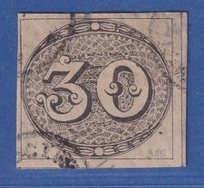 Brasilien 1843 Ochsenauge / Olho de Boi 30 Reis Mi.-Nr. 1 gestempelt  comprar usado  Enviando para Brazil