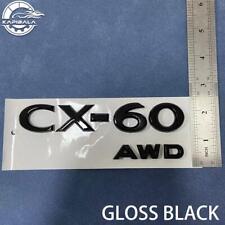 Adesivo emblema traseiro de carro preto brilhante para 2023 2024 CX60 CX-60 CX 60 AWD novo comprar usado Adesivo emblema traseiro de carro preto brilhante para 2023 2024 CX60 CX-60 CX 60 AWD novo comprar usado  Enviando para Brazil