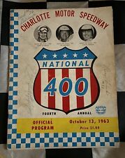 1963 charlotte speedway for sale  New Egypt