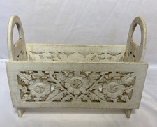 Vintage painted carved for sale  Akron