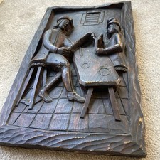 Vintage wooden carved for sale  TARPORLEY