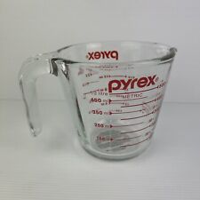 Novo Jarro de Medição de Vidro Pyrex Original 2 Xícaras 500ml Escrita Vermelha comprar usado  Enviando para Brazil