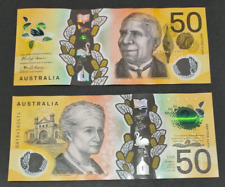 Nota da Austrália 2018 $50 dólares Edith Cowan, polímero, não circulada, aleatória Se comprar usado  Enviando para Brazil