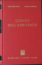 Codice dell arbitrato usato  Italia