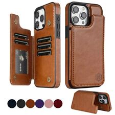 Coque portefeuille en cuir magnétique pour iPhone 16 15 14 13 Antichoc & Support na sprzedaż  Wysyłka do Poland