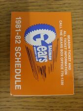 1981 1982 fixture for sale  BIRMINGHAM