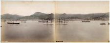 Japon, Nagazaki, panorama Vintage print,  Tirage albuminé aquarellé  55,5x21 comprar usado  Enviando para Brazil