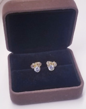 Brincos infantis de zircônia cúbica Minnie Mouse ouro amarelo 14K, usado comprar usado  Enviando para Brazil