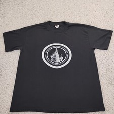 Camisa masculina vintage Rússia grande preta escola Moscou ponto único gótica EUA anos 90, usado comprar usado  Enviando para Brazil