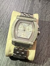 Relógio masculino KC diamante cromado, usado comprar usado  Enviando para Brazil
