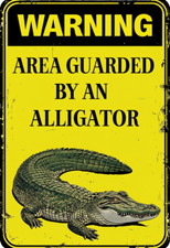 Warning area guarded for sale  DUNSTABLE