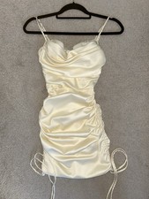 Polly cream satin for sale  LEEDS