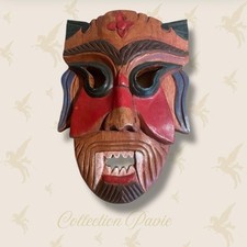 Masque bois thaïlandais d'occasion  Routot