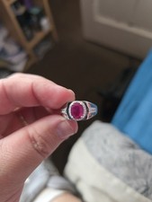 African ruby moissanite for sale  WEDNESBURY
