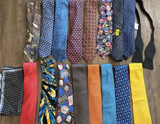 Lot silk ties for sale  Houston