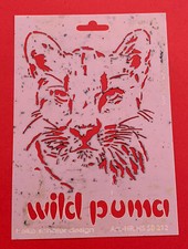 Schablone puma wildkatze gebraucht kaufen  Bamberg