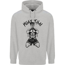 Moletom com capuz masculino 80% algodão Muay Thai lutador artes marciais mistas MMA comprar usado  Enviando para Brazil