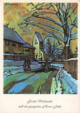 Weihnachten neujahr grußkarte gebraucht kaufen  Lindau (Bodensee)