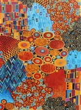 Abstract flower klimt d'occasion  Expédié en Belgium