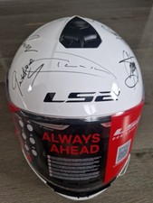 Motorsport signed helmet for sale  TOWCESTER