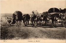 Old postcard caravan d'occasion  Expédié en Belgium