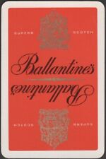 Cartas de baralho cartas únicas antigas vintage * BALLANTINE’S SCOTCH WHISKY * Publicidade comprar usado  Enviando para Brazil