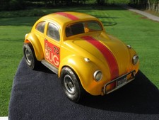 Vintage Cox Baja 73 Bug .049 Amarelo a Gás Volkswagen VW Tether Car, usado comprar usado  Enviando para Brazil