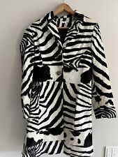 Zebra kunstfell mantel gebraucht kaufen  Leipzig