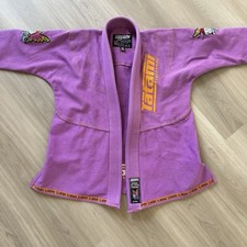 Kimono infantil tatami animal jiu-jitsu borboleta lavanda roxo tamanho M1, usado comprar usado  Enviando para Brazil