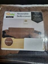 Capa protetora de sofá fácil de usar reversível resistente à água chaise comprar usado  Enviando para Brazil