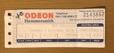 1990 THUNDER & ELECTRIC BOY HAMMERSMITH ODEON LONDRES INGLATERRA INGRESSO ESBOÇO comprar usado  Enviando para Brazil