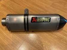 Titanium akrapovic exhaust for sale  ST. HELENS