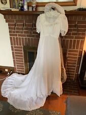 Vintage eyelet wedding for sale  Kennebunk