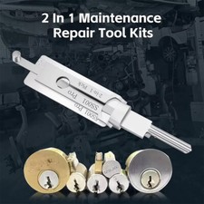 Decodificador de chave de aço inoxidável e gancho de escolha ferramenta SS001 PRO conjunto de ferramentas de bloqueio comprar usado  Enviando para Brazil