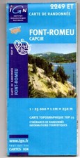 Carte randonnée romeu d'occasion  Vailly-sur-Sauldre