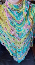 Crochet shawl 4ply for sale  PRESTWICK