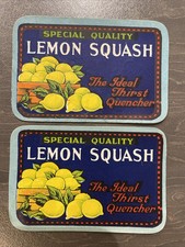 Vintage lemon squash for sale  LINCOLN