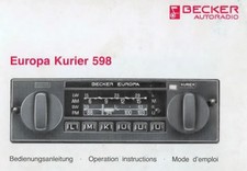 Autoradio becker europa gebraucht kaufen  Mainburg
