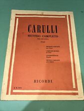 Carulli metodo completo usato  Torella del Sannio