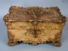 Antique wood box d'occasion  Expédié en Belgium