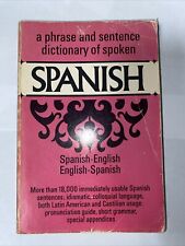 Usado, A Phrase And Sentence Dictionary Of Spoken Spanish segunda mano  Embacar hacia Argentina