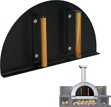 Porta de forno de pizza - 20”(L) X 11”(H) - Aço inoxidável com cabo de madeira comprar usado  Enviando para Brazil