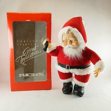 Boneca de Pelúcia Coca Cola 1988 Rich’s Rubber Face Santa Francesca Co Dakin Vintage comprar usado  Enviando para Brazil