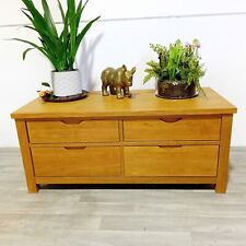 Solid oak coffee for sale  LUTTERWORTH