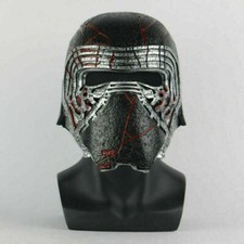 Cosplay Star Wars 9 The Rise of Skywalker Kylo Ren Capacete Máscara de PVC Feito à Mão Prop comprar usado  Enviando para Brazil
